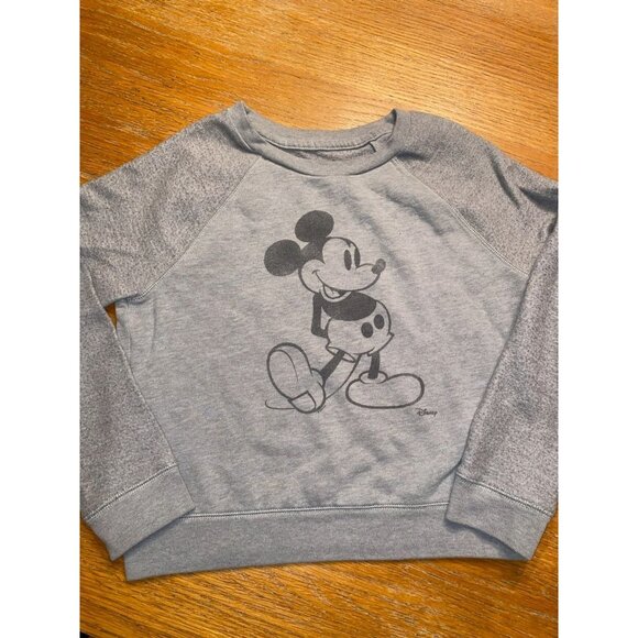 Abercrombie Kids Disney Mickey Mouse Gray Sweatshirt - Picture 3 of 5